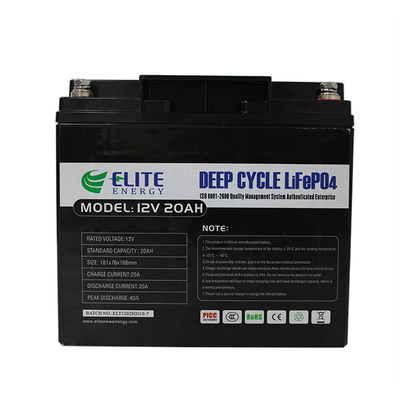 Akumulator LiFePO4 o wysokiej gęstości 12,8 V 20 Ah do słonecznego oświetlenia ulicznego